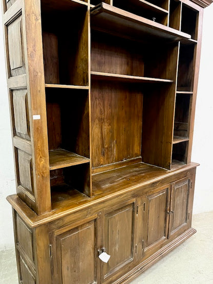 Mobile libreria vetrina in legno di teak