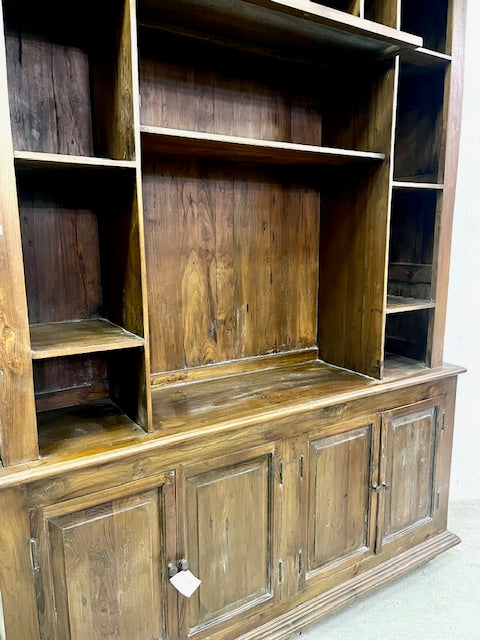 Mobile libreria vetrina in legno di teak