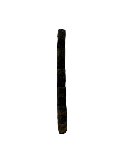 Scaletta nepalese originale in legno massiccio scavato