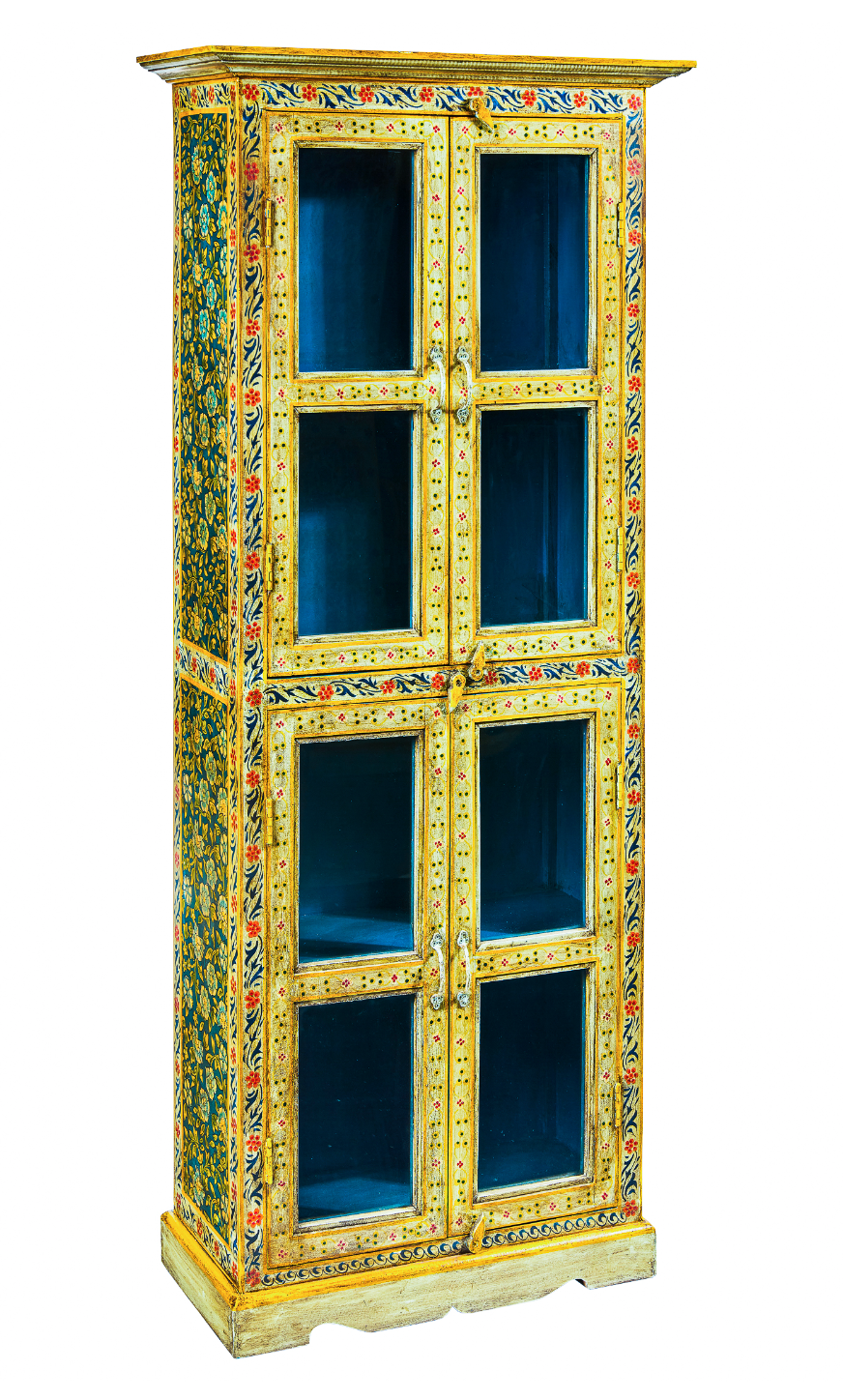 vetrina indiana dipinta 