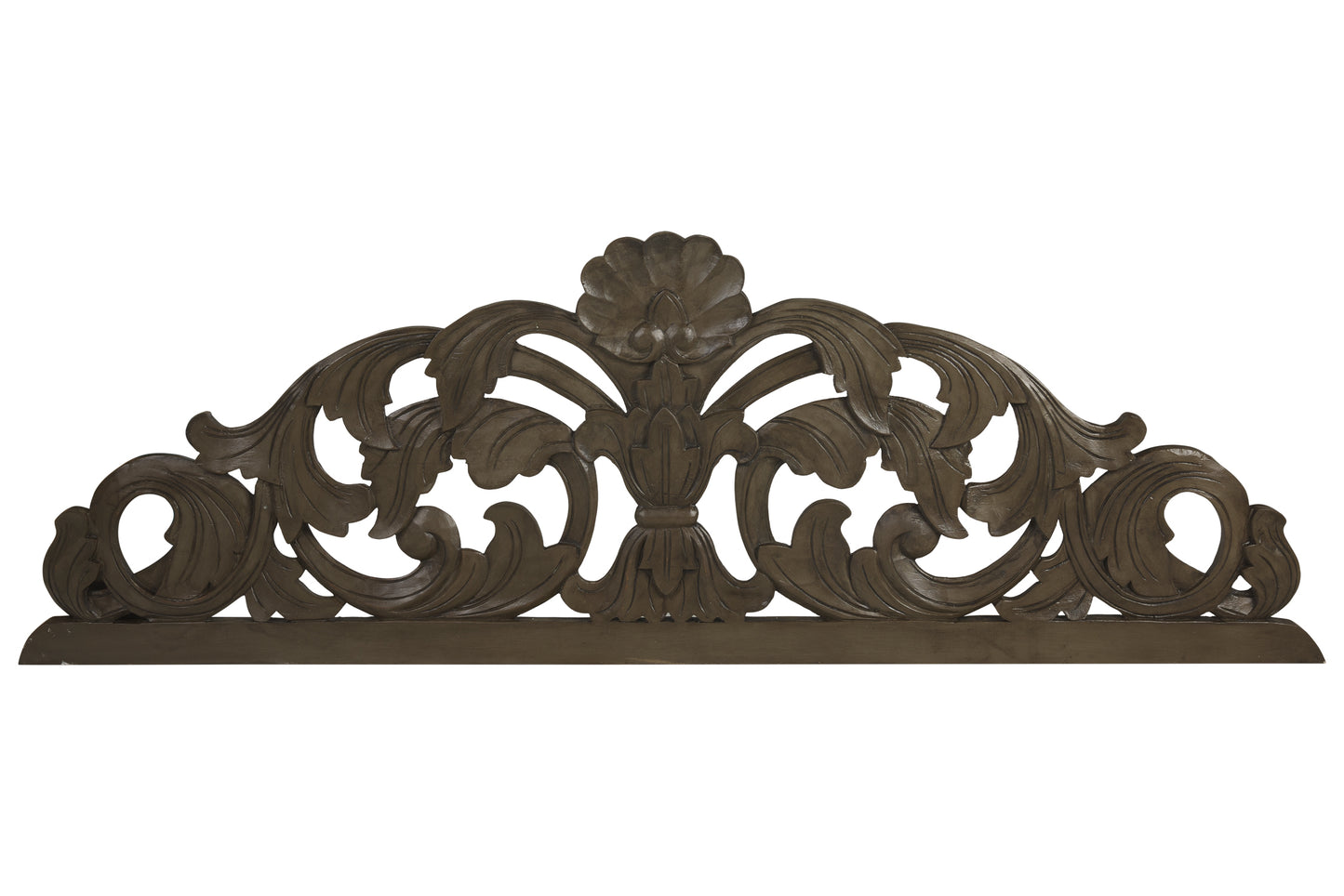 Testata letto in legno massiccio dark Bali