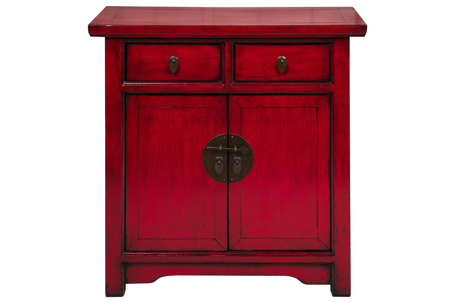 Mobile credenza stile cinese in legno massiccio 2 ante 2 cassetti