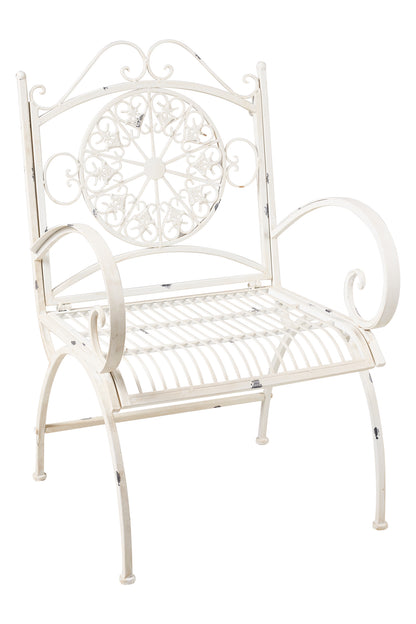 Completo da giardino in ferro battuto verde rame set 4 pezzi