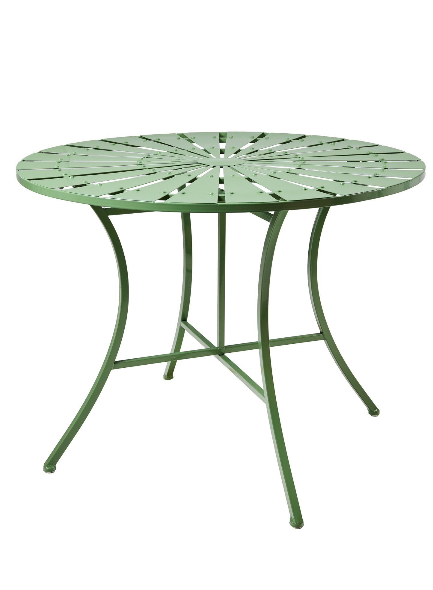 Tavolo ferro da giardino verde