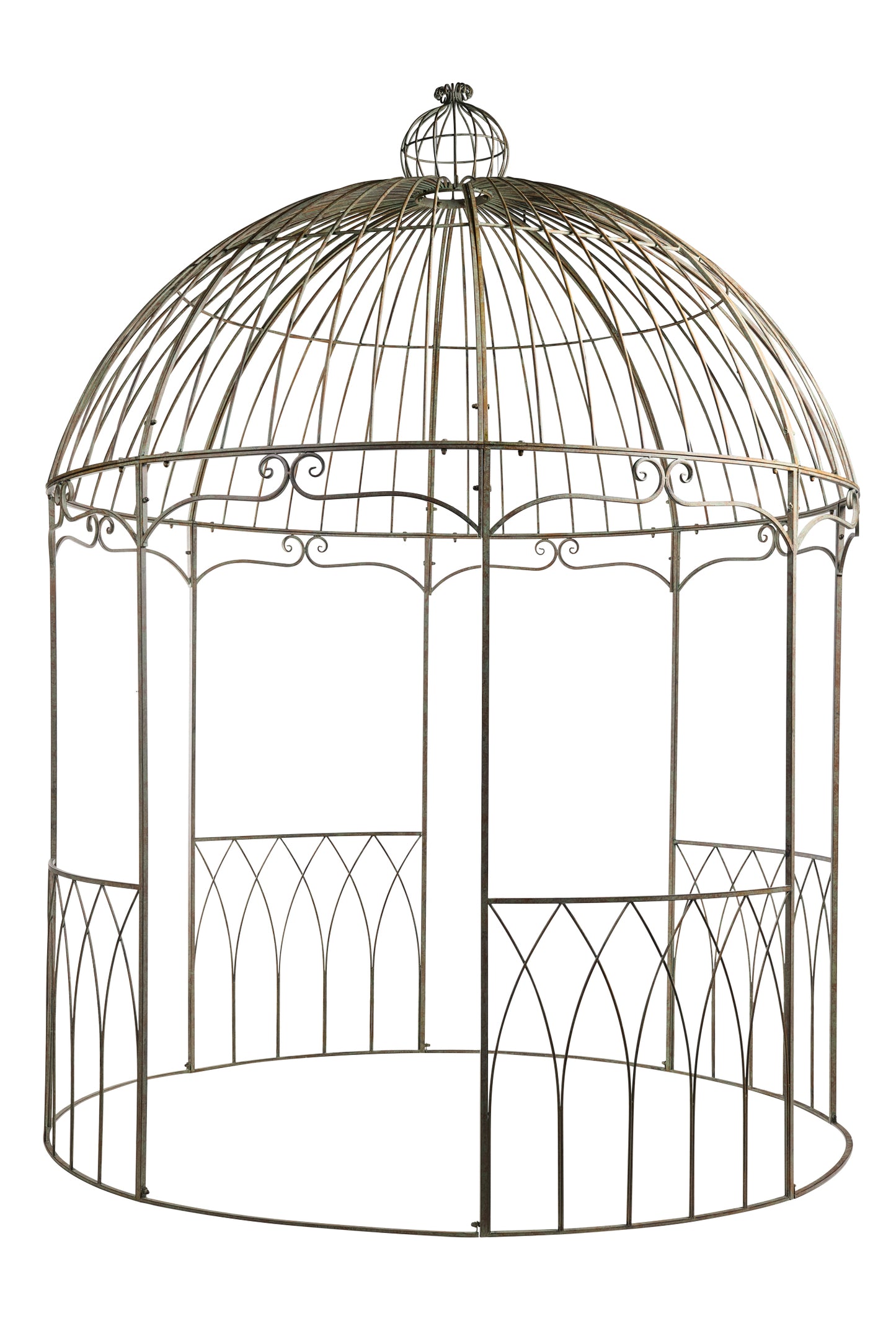 Gazebo ferro battuto stile orientale