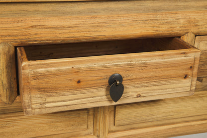 Mobile consolle stile cinese 3 cassetti in legno massiccio