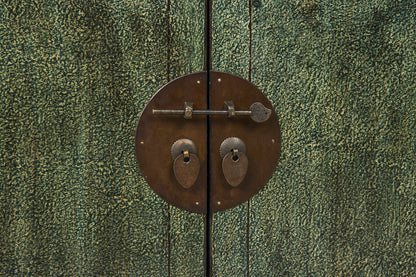 Mobile credenza stile cinese in legno massiccio 2 ante 2 cassetti