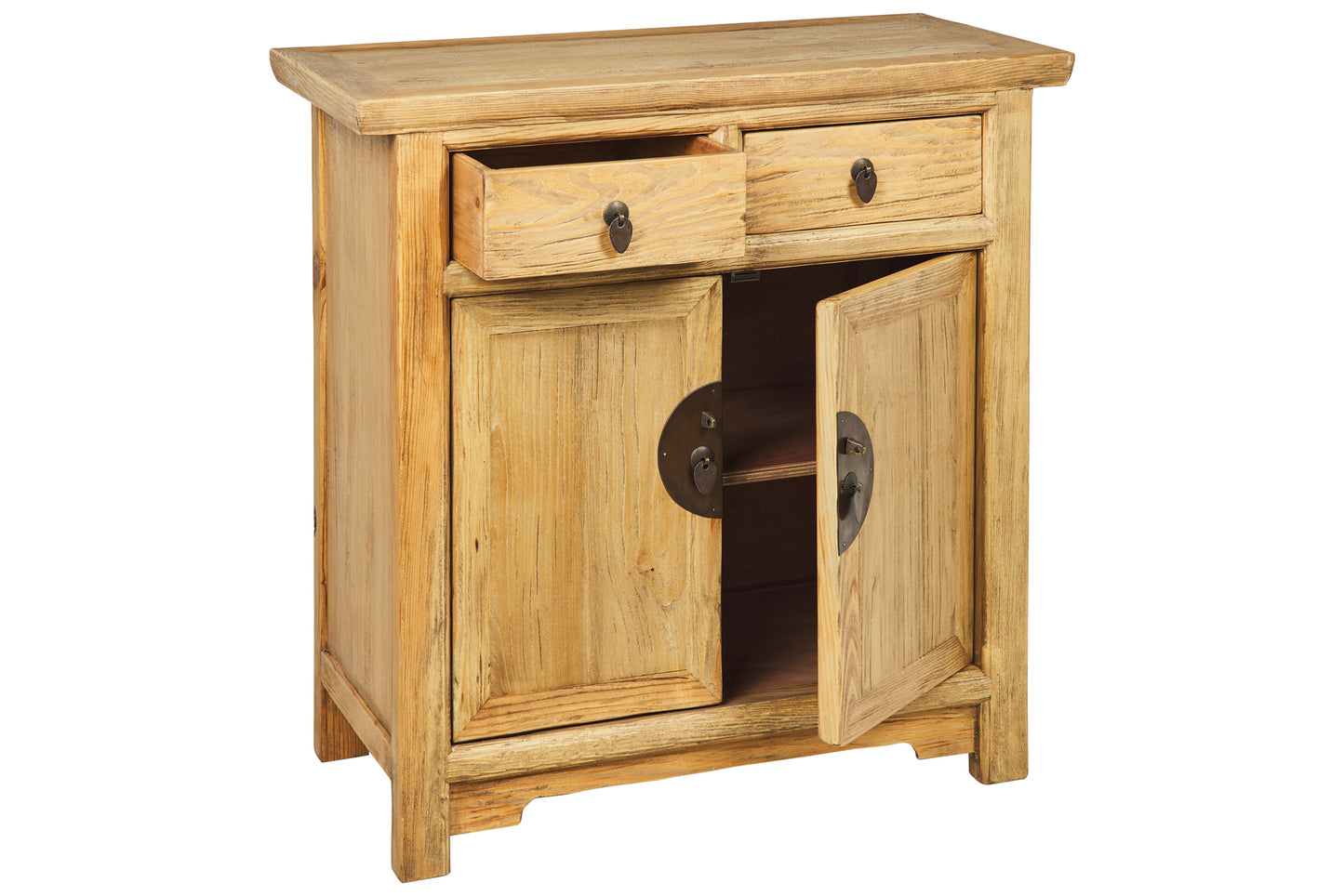 Mobile credenza stile cinese in legno massiccio 2 ante 2 cassetti