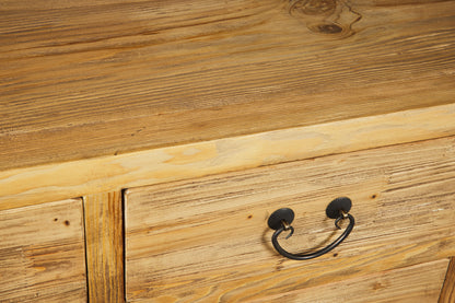 Mobile consolle stile cinese 4 ante 4 cassetti legno massiccio