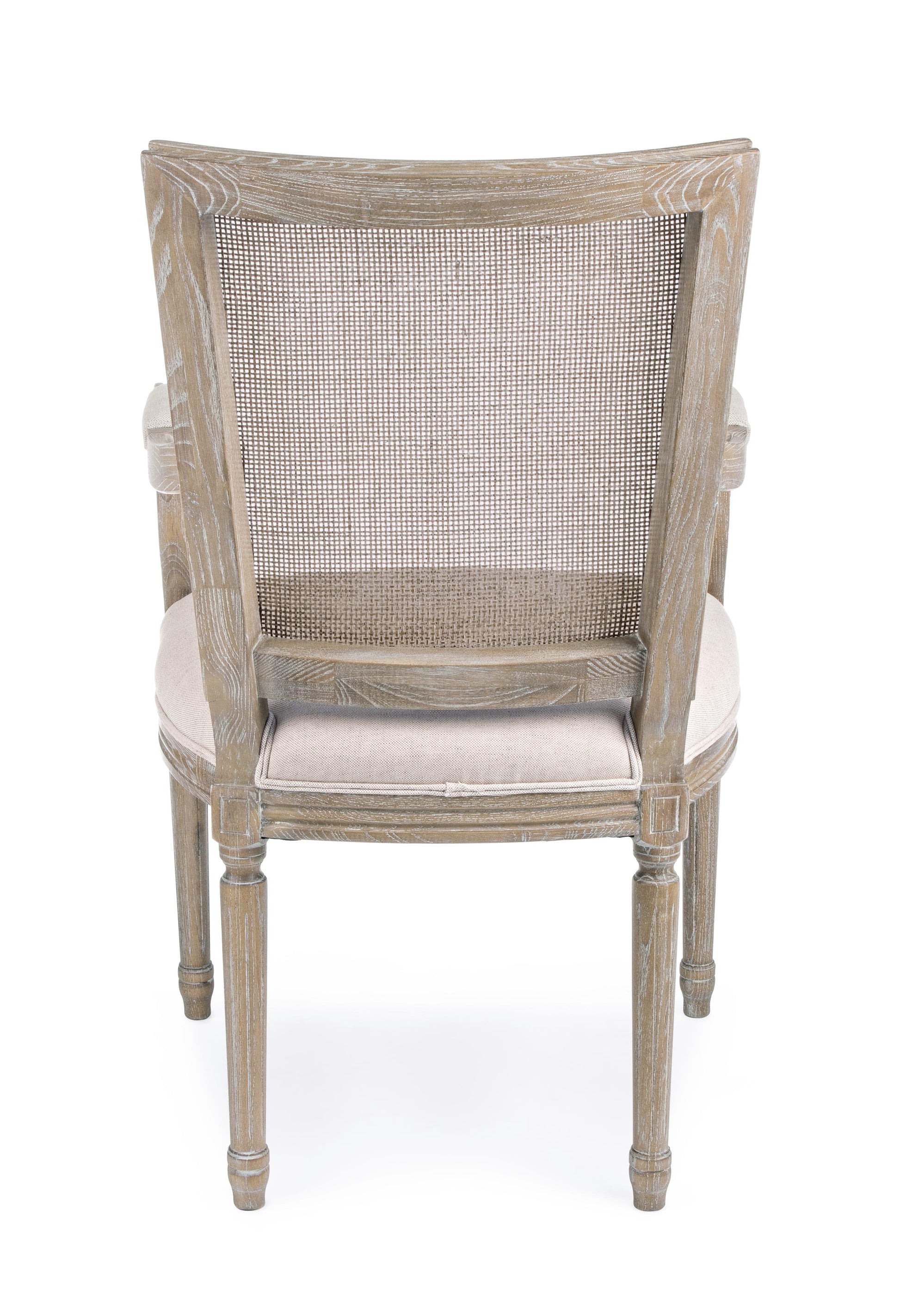 Sedia classica in Frassino con bracciolo e seduta imbottiti e schienale paglia di Vienna - lapagoda.net