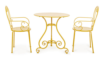 Tavolo rotondo D70 da esterno in ferro verniciato - 5 colori a scelta - SPEDIZIONE GRATUITA- lapagoda.net