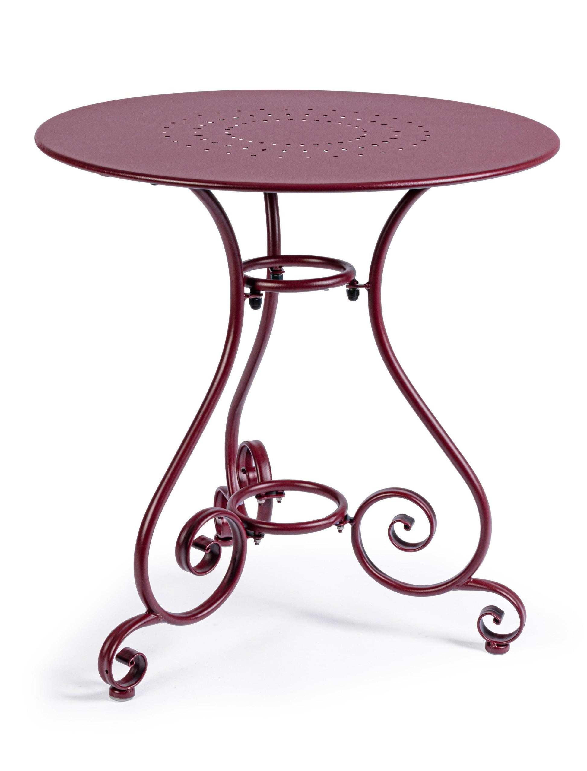 Tavolo rotondo D70 da esterno in ferro verniciato - 5 colori a scelta  - SPEDIZIONE GRATUITA- lapagoda.net