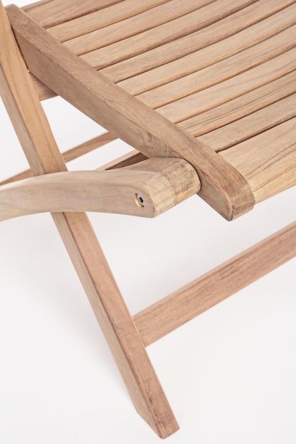 Sedia pranzo pieghevole in legno di Teak naturale  SCONTO 20% - lapagoda.net