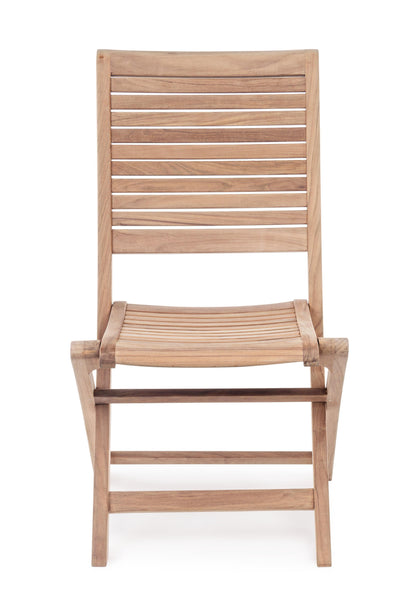 Sedia pranzo pieghevole in legno di Teak naturale  SCONTO 20% - lapagoda.net