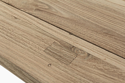 Tavolo allungabile in legno massiccio di teak riciclato naturale 200/260X100 sconto 20% - lapagoda.net