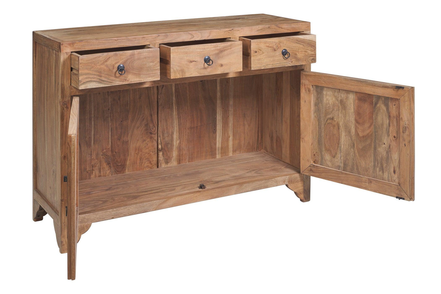 Credenza cinese in legno massello Naturale 2a 3c - lapagoda.net