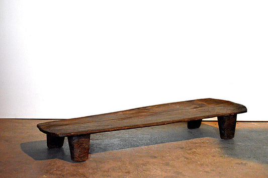 Panca tribale pezzo unico teak scavato - lapagoda.net