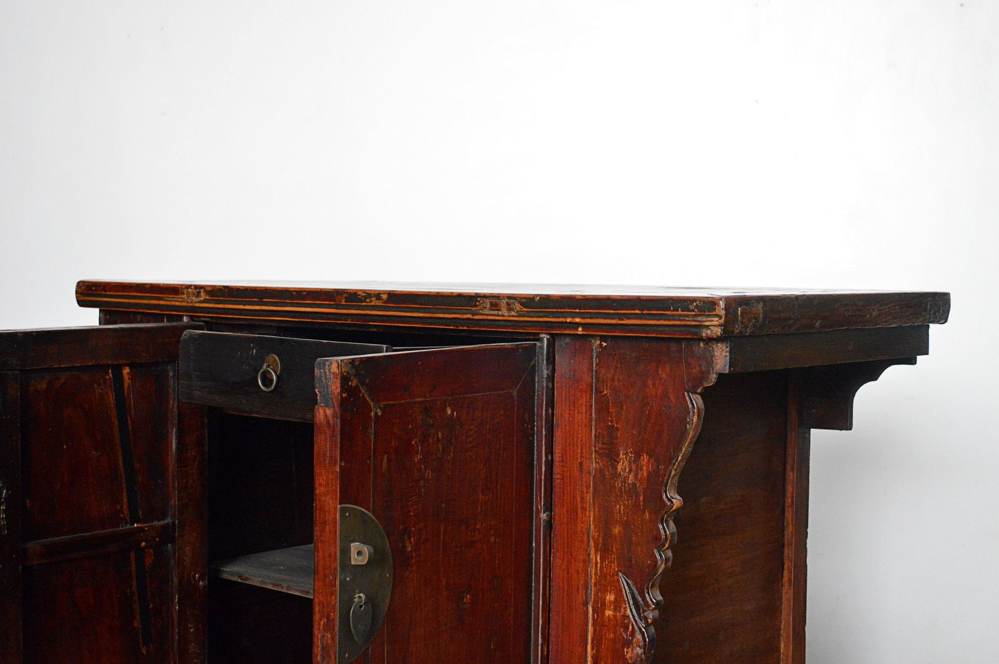 Credenza Gansu in Legno di Olmo Cina - 2 ante - lapagoda.net