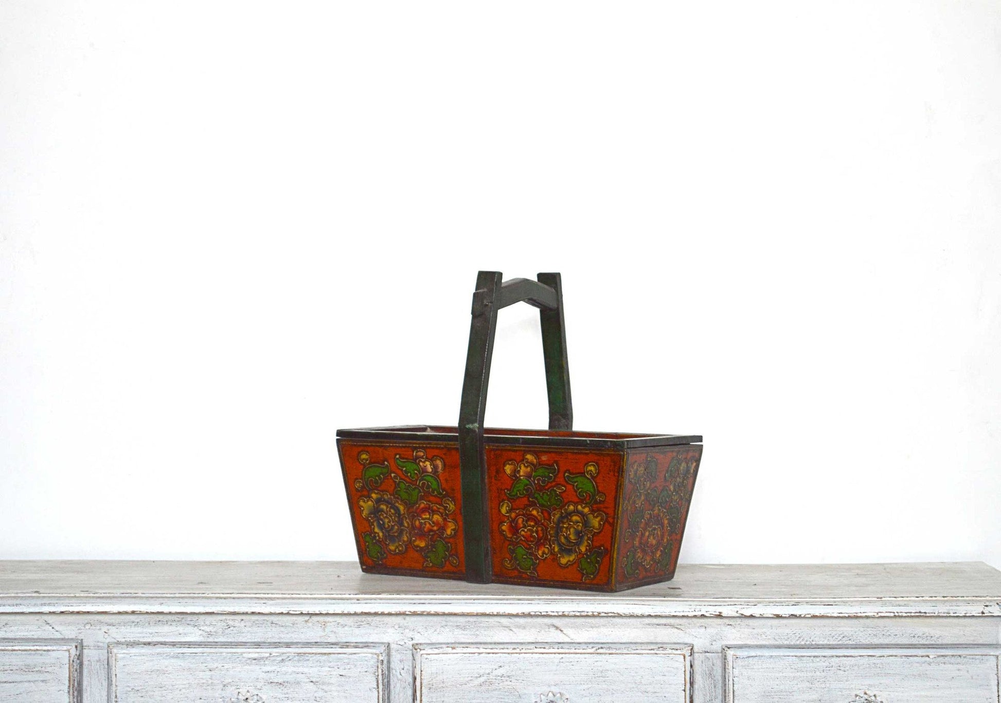 Cina Scatola Legno Dipinta - LP23.196 - lapagoda.net